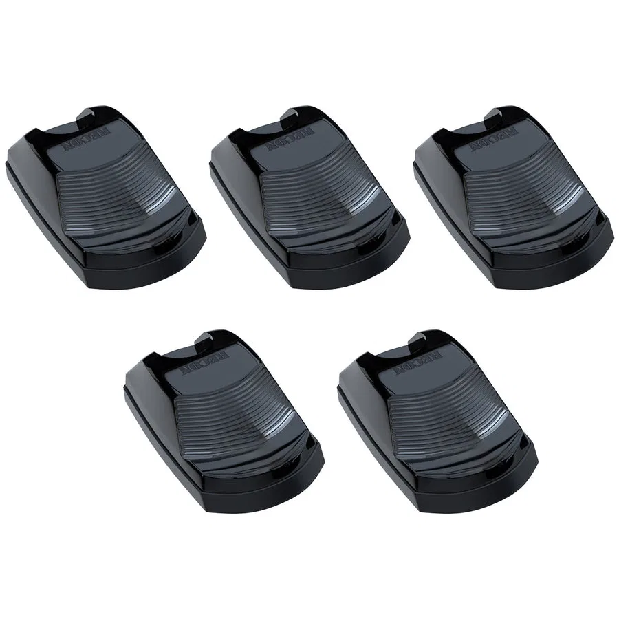 264343BKHPWH – RECON ACCESS Roof Marker Light, Direct Fit Oval Smoke ABS Plastic Lens OLED Running Lights White Bulb ...